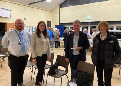 Phil Coleman (NACCC) with local solicitors, Emily Pope, Paul Owen and Marilyn Bell